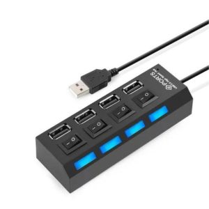 USB HUB 3.0 4 Port ON/OFF